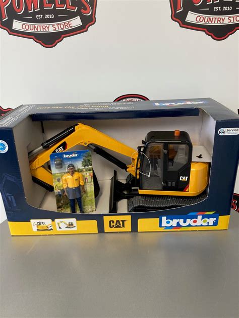 bruder mini cat excavator|bruder toys caterpillar excavator.